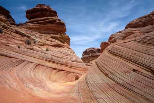 Wave like formation in Coyote Buttes South